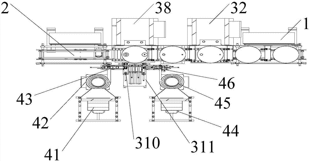 Bucket cover punching locking production system