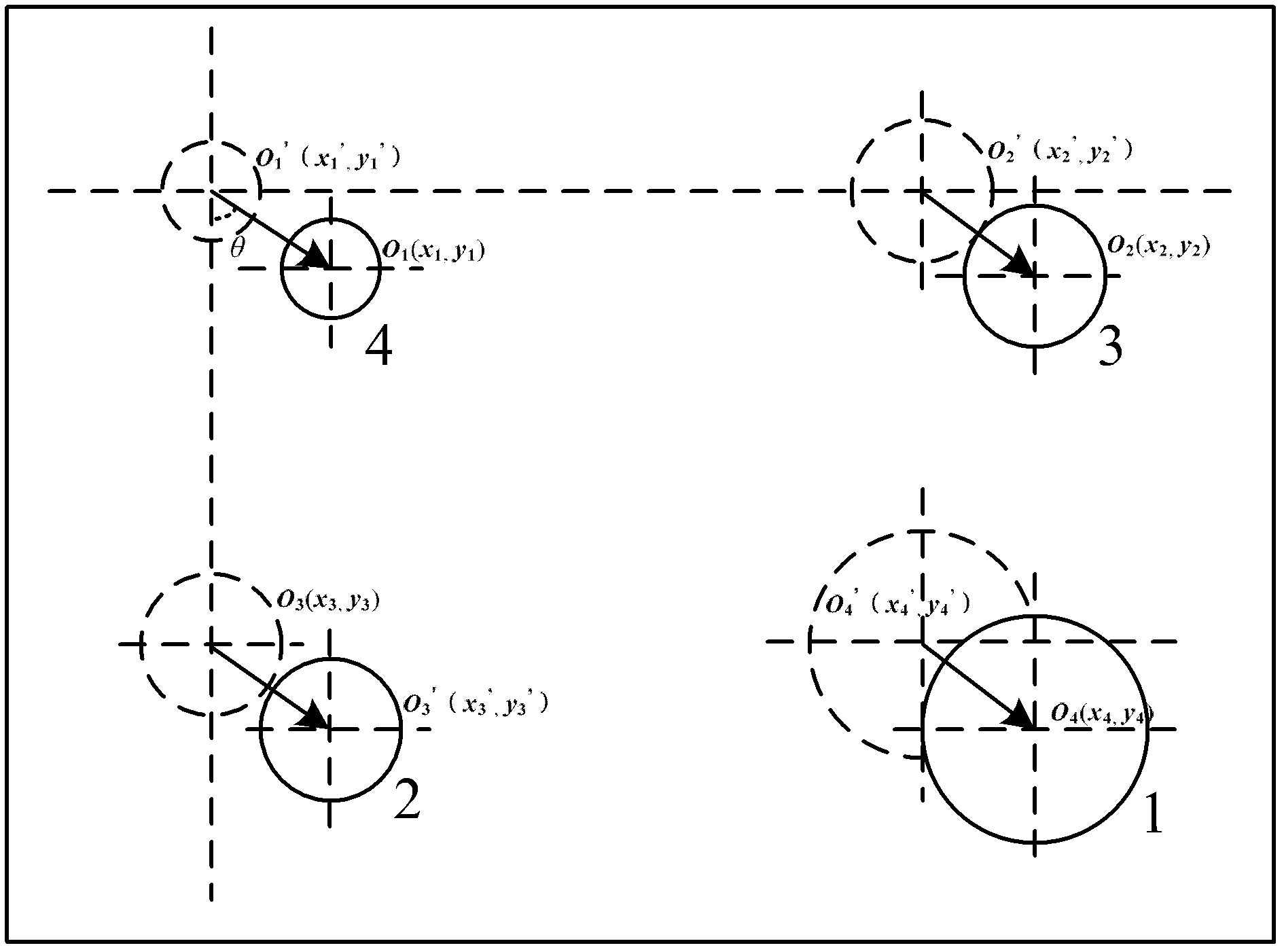 Laser far field focal spot measurement method based on orthogonal light wedge dichroism and focal spot reconstruction algorithm