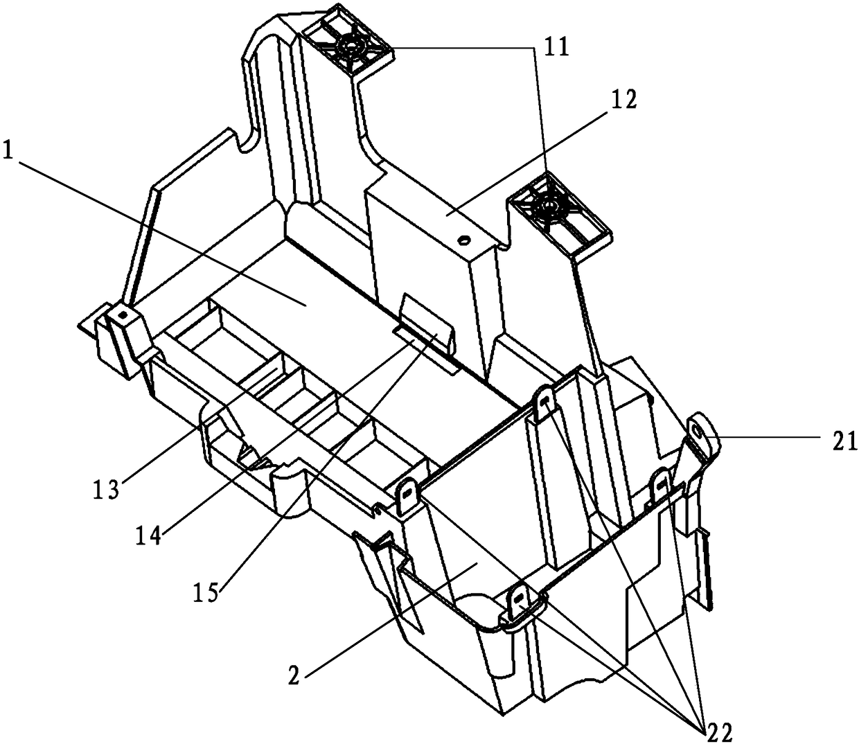 Mounting bracket assembly and automobile