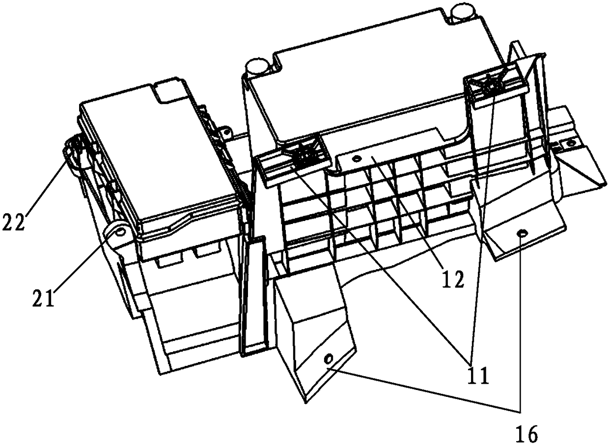 Mounting bracket assembly and automobile