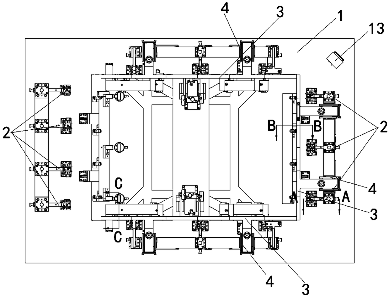 Detecting method for automobile panoramic sunshade curtain skylight