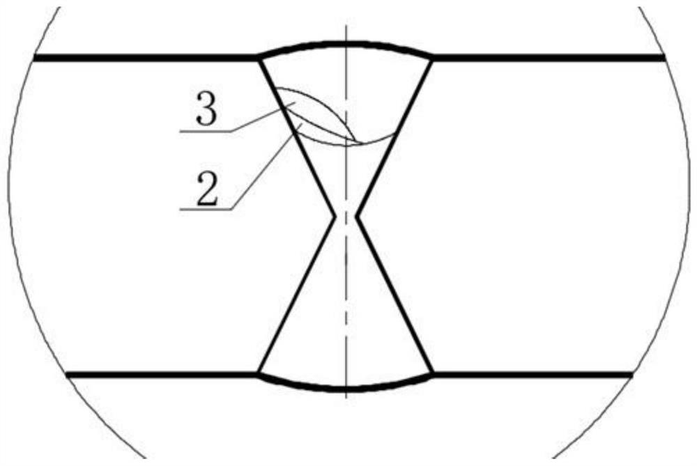 Method for making austenitic stainless steel weld defect test plate with unfused defect