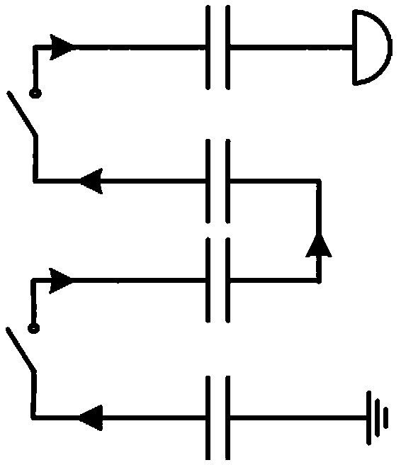 Energy transference system and method based on primary pulse source self coupling