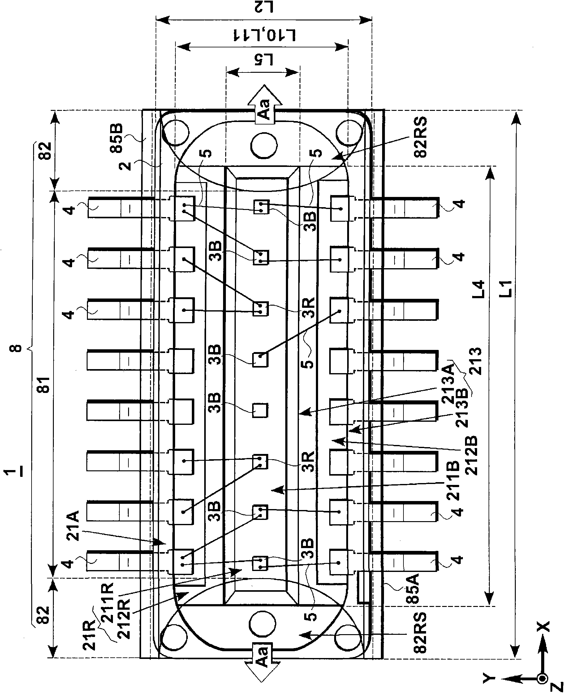 Light emitting semiconductor device, light emitting semiconductor module and lighting device