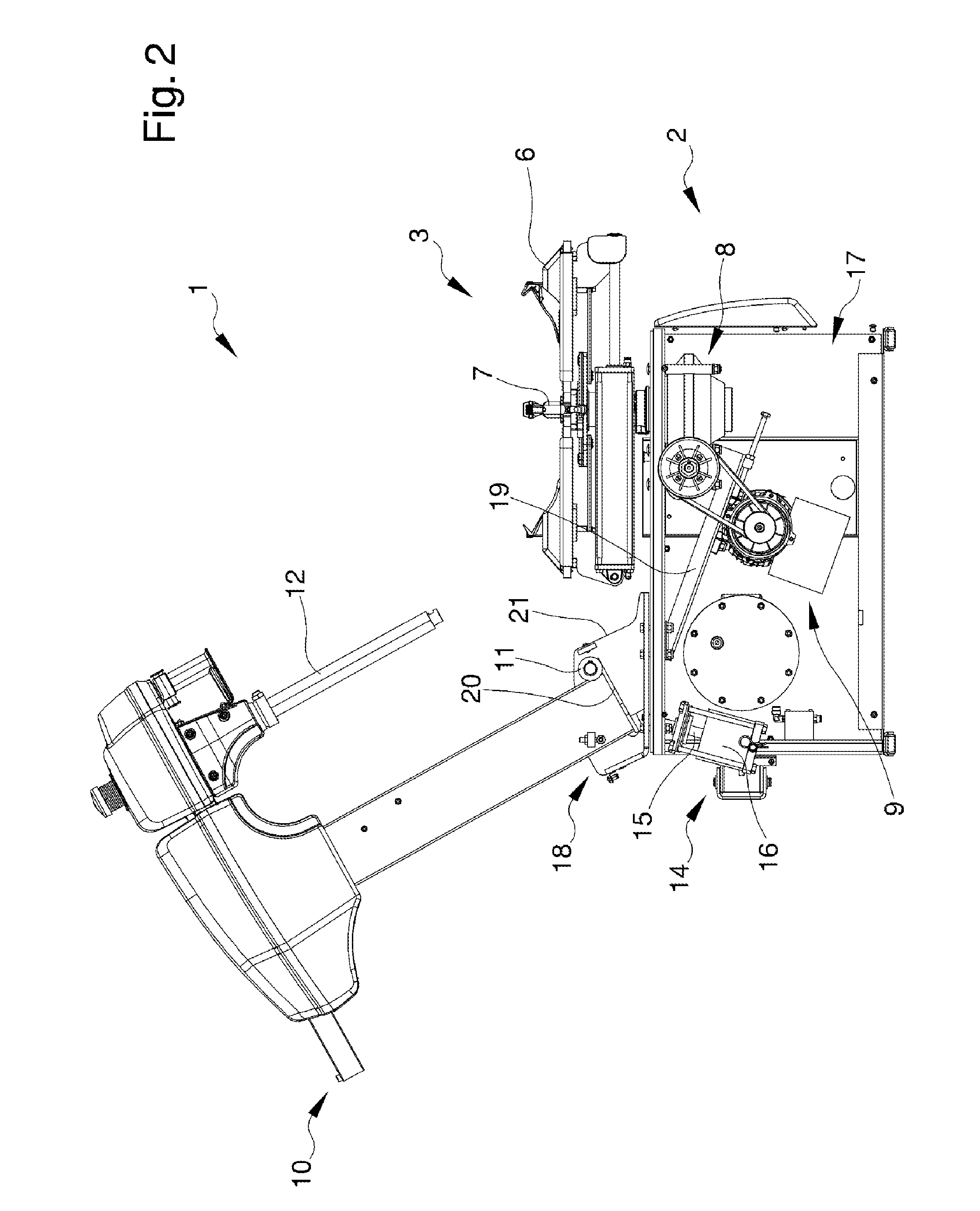 Tyre-changing machine