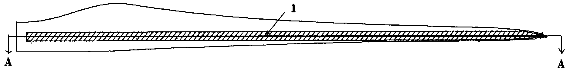 Manufacturing method for composite spar cap for wind power blade