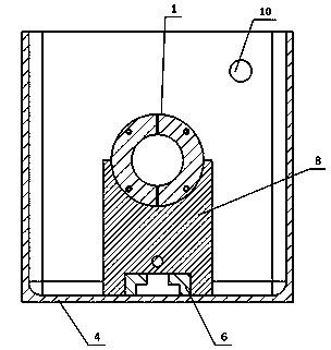 Liquid food sterilization device based on pulsed electric field and ultrasonic wave field