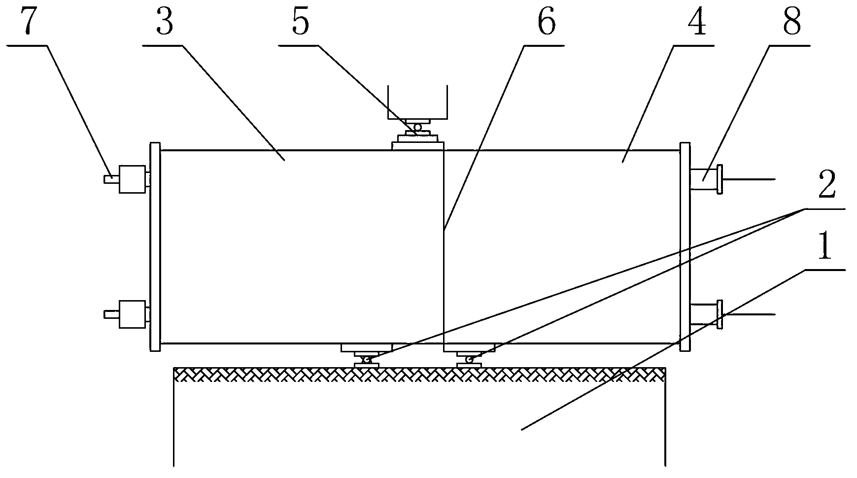 Device for testing shear strength of joint of external prestressing prefabrication and assembly concrete member