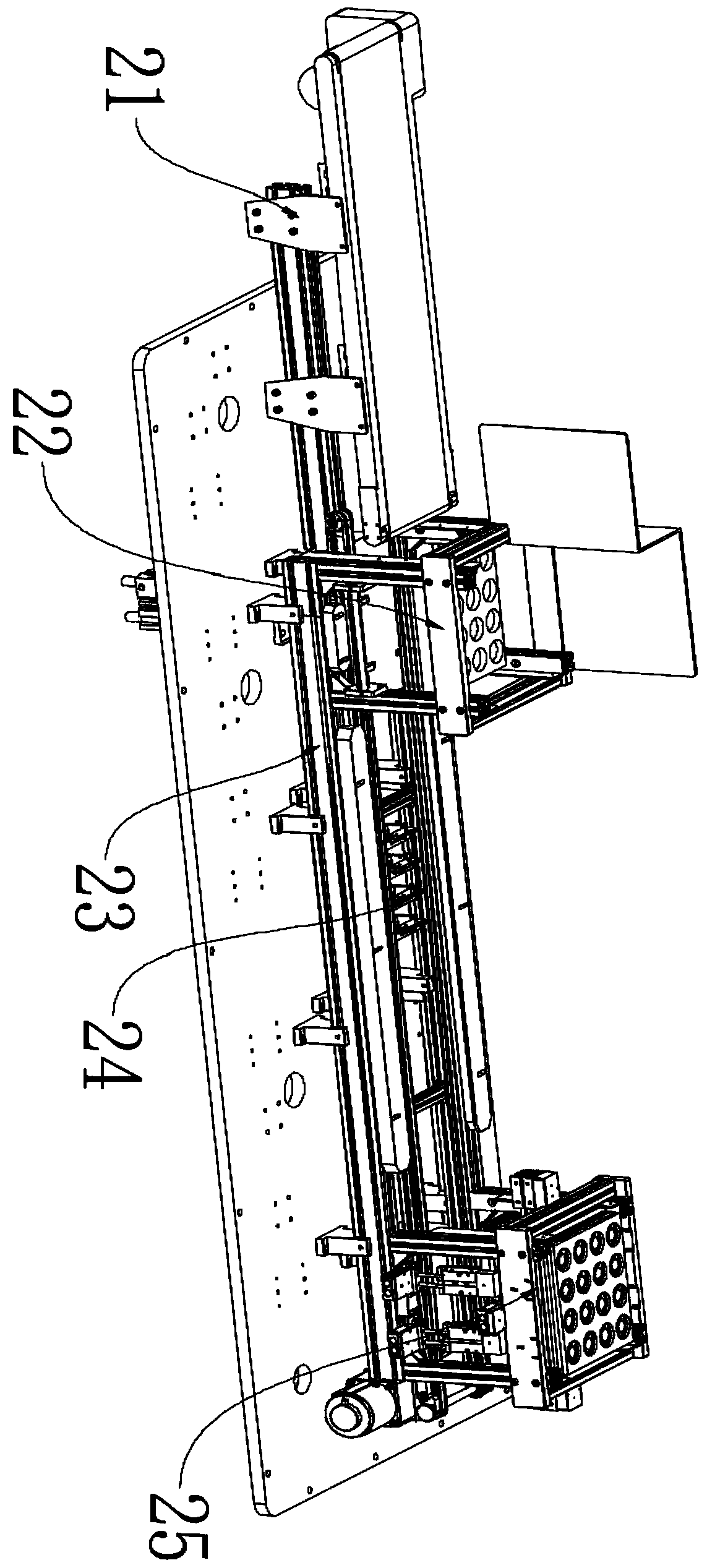 Horn assembling, dispensing, feeding and discharging automatic machine