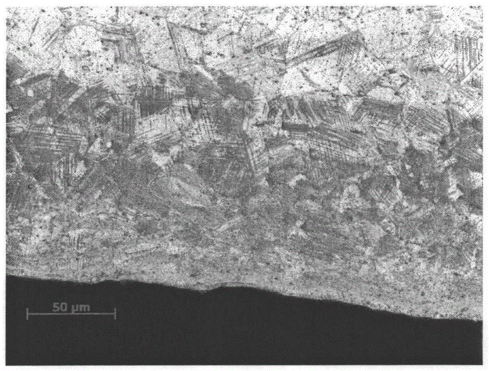 Corrosive agent for displaying slip band tissue of shot blasting layer