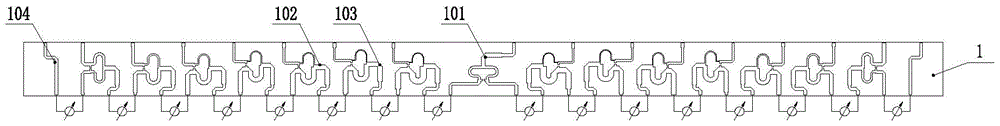 An Integral Large Scan Angle Beamforming Phase Shifter