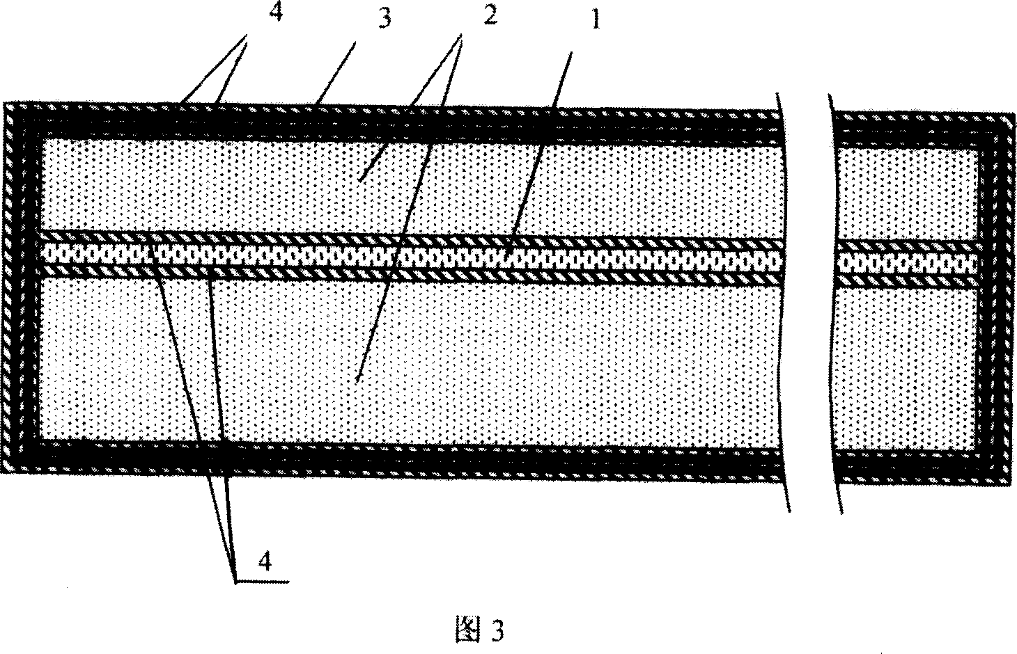 Constructional light wall partition slab material and producing method thereof