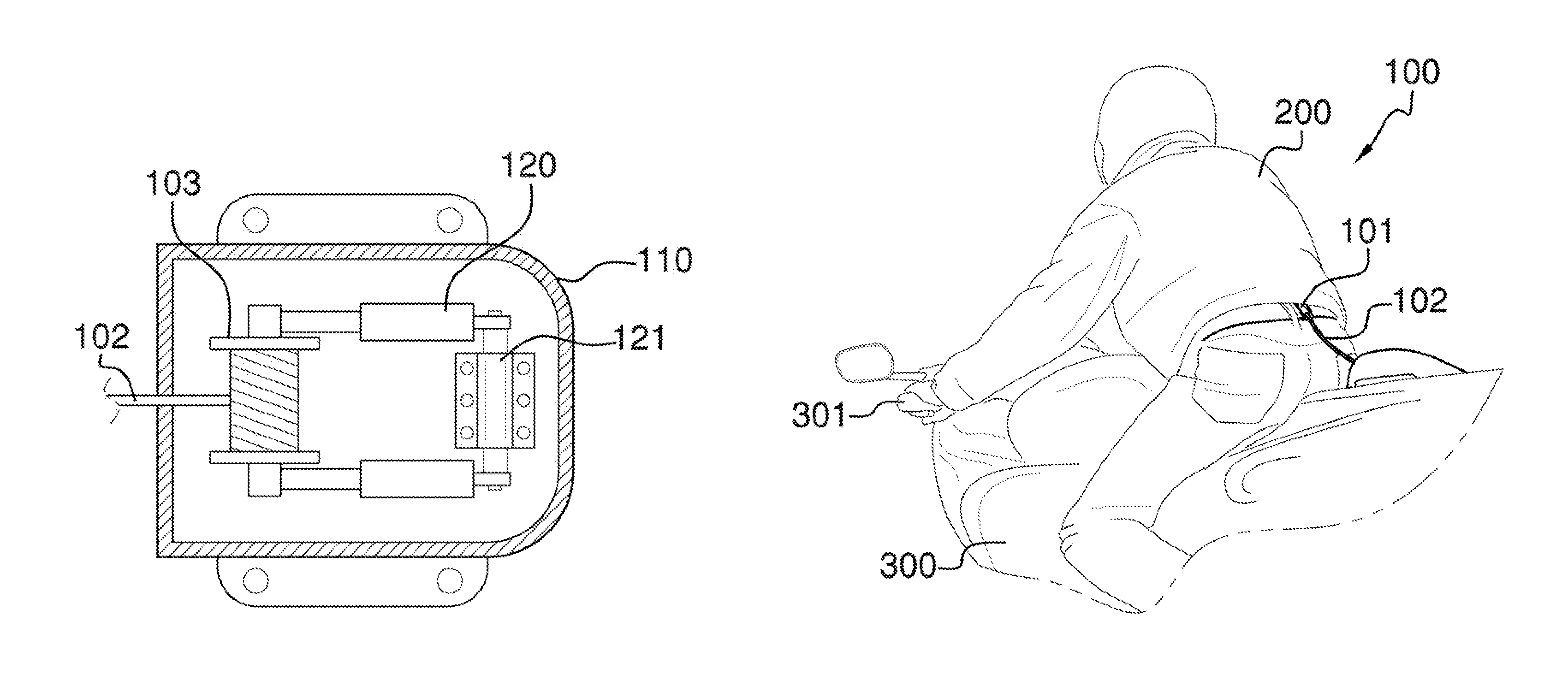 Self-releasing vehicular harness