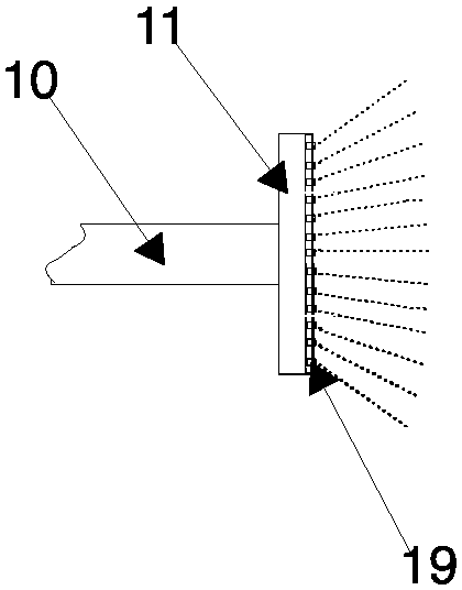 An automatic descaling nylon alloy water tank