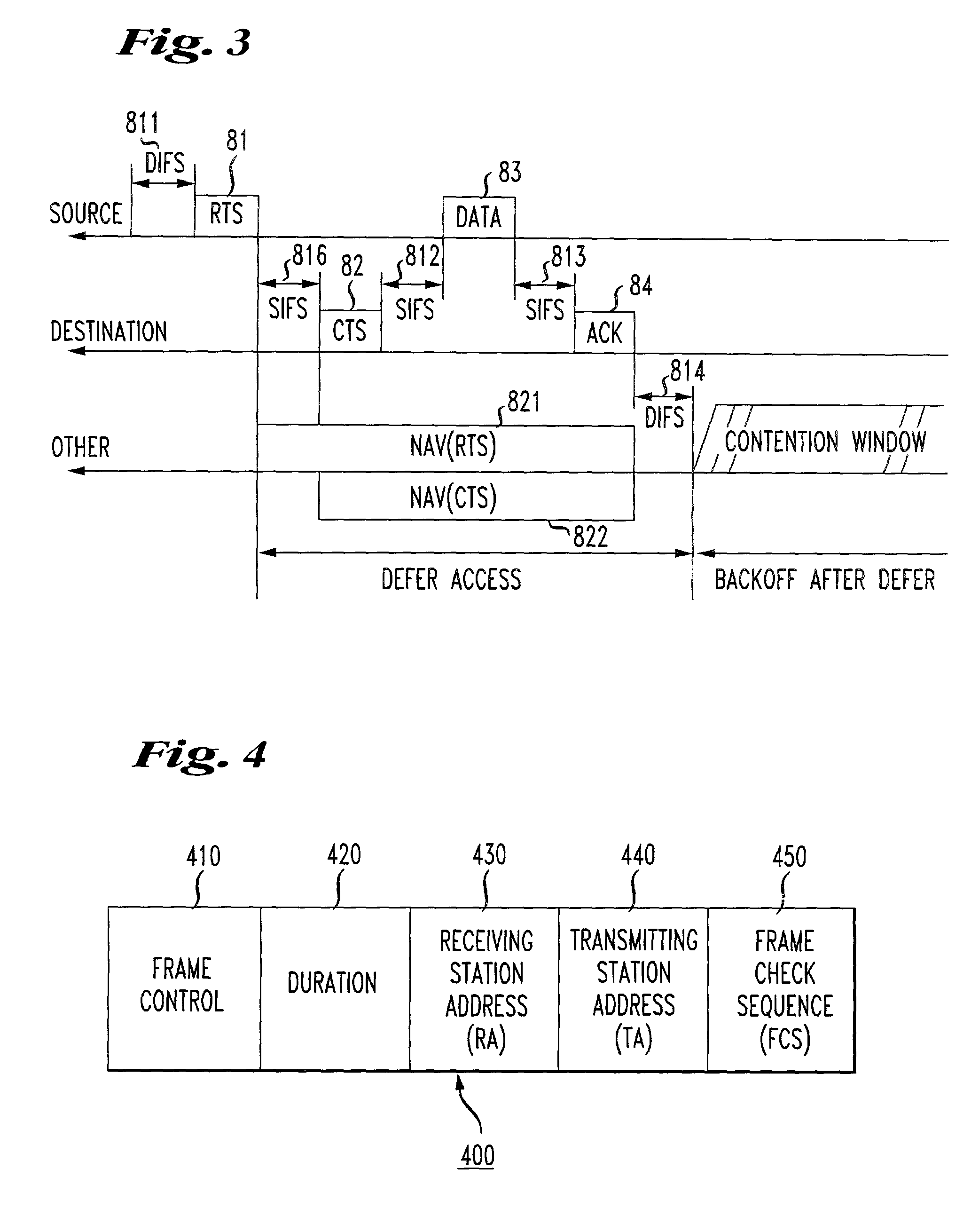 Interference suppression methods for 802.11