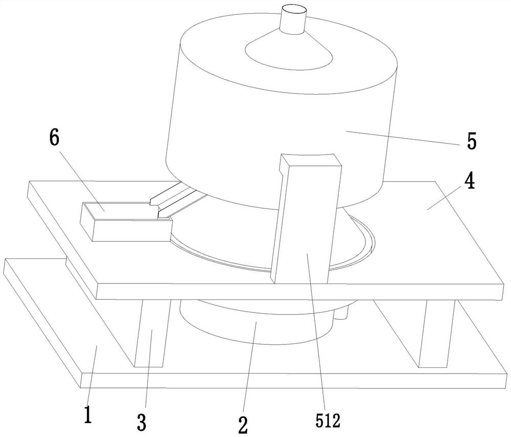 Automatic centrifugal screening treatment system for limestone pulverizing