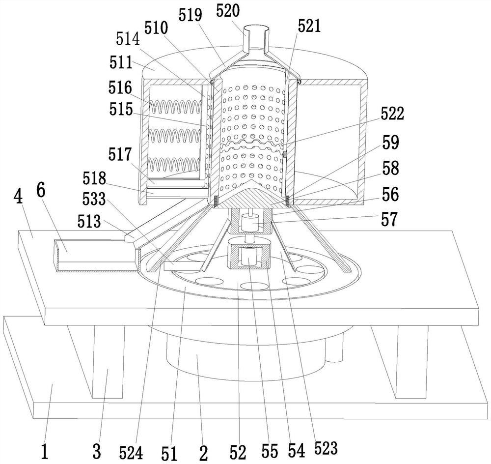 Automatic centrifugal screening treatment system for limestone pulverizing