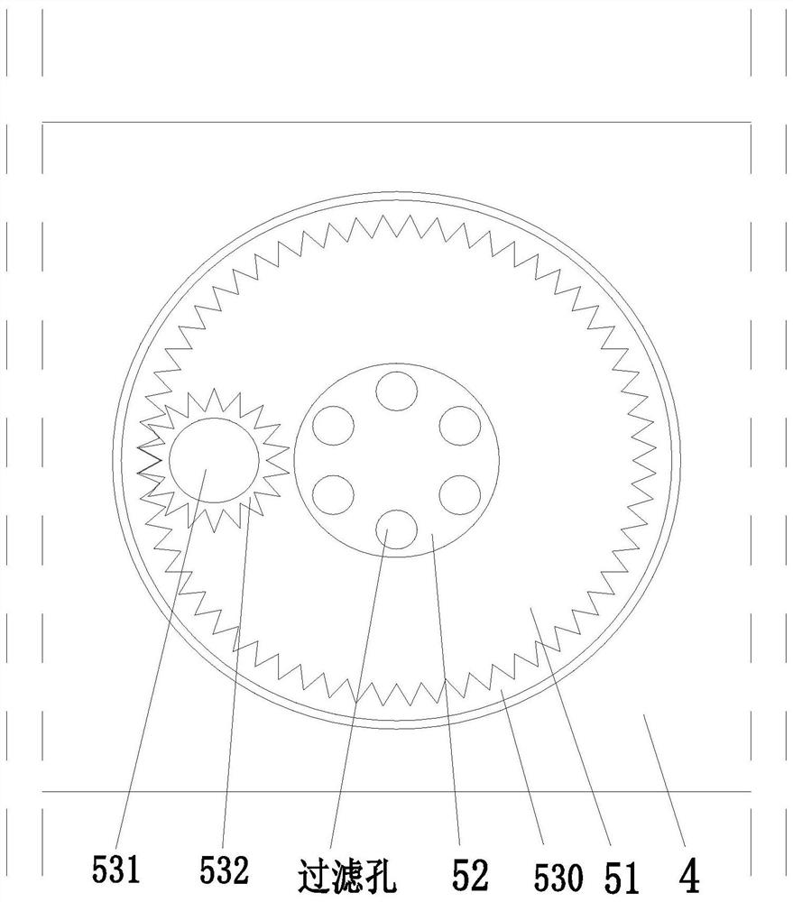 Automatic centrifugal screening treatment system for limestone pulverizing