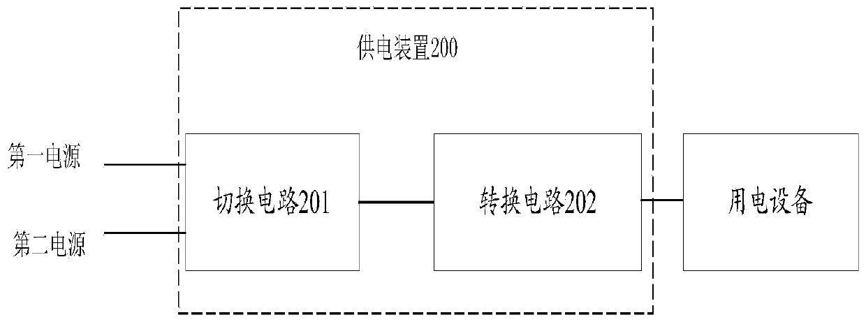 Power supply device and power supply system