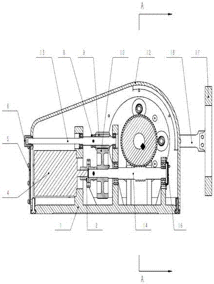 Compact vehicle-borne antenna lifting device