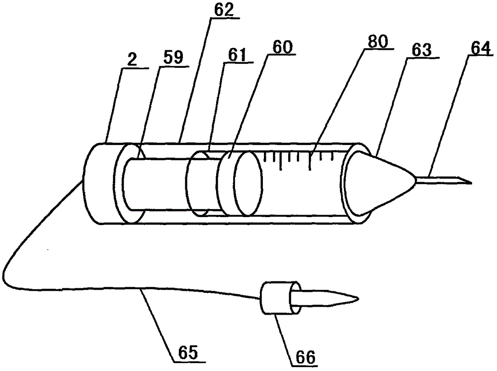 Anesthesia monitoring control device for orthopedic department