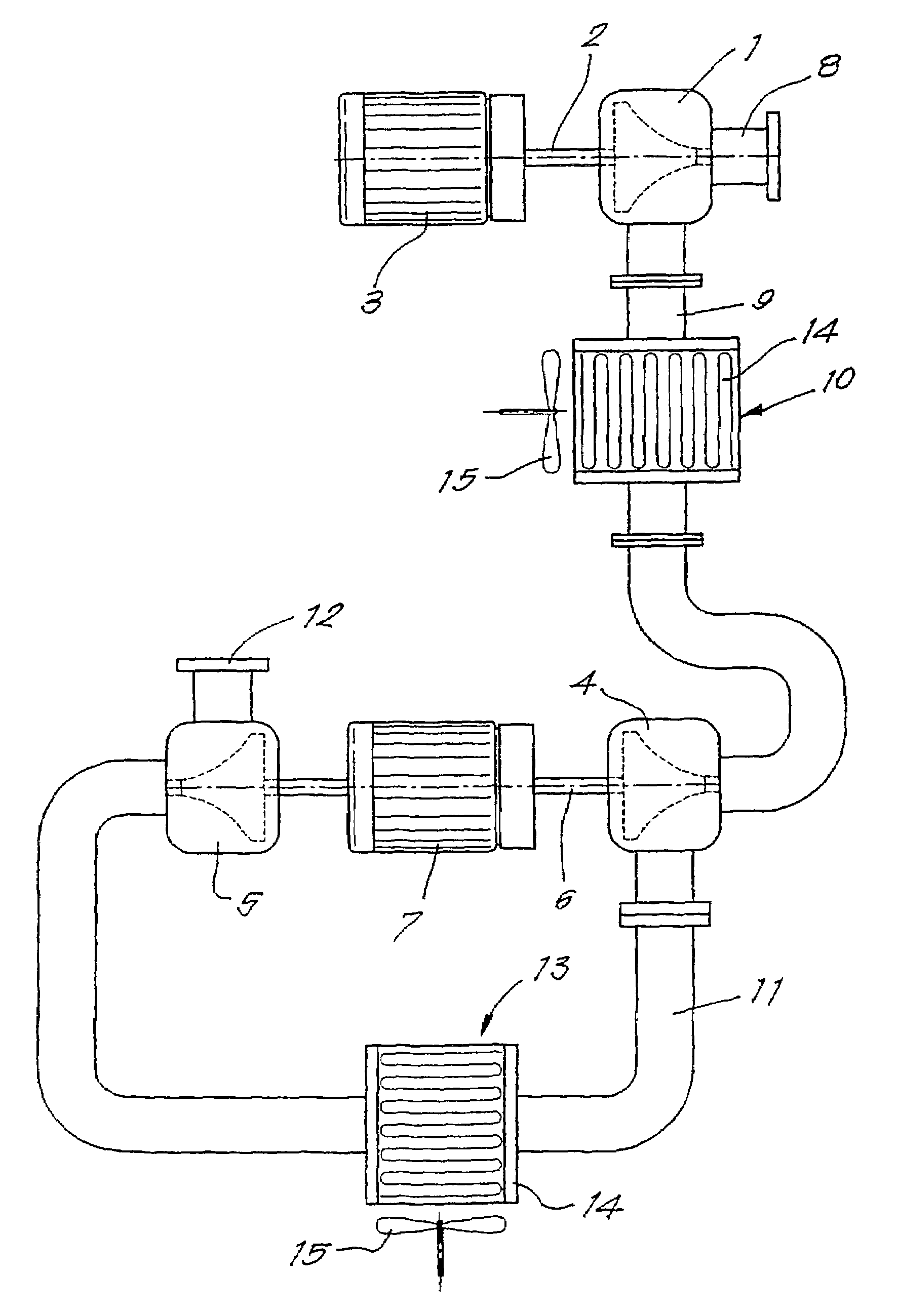 High-pressure multi-stage centrifugal compressor