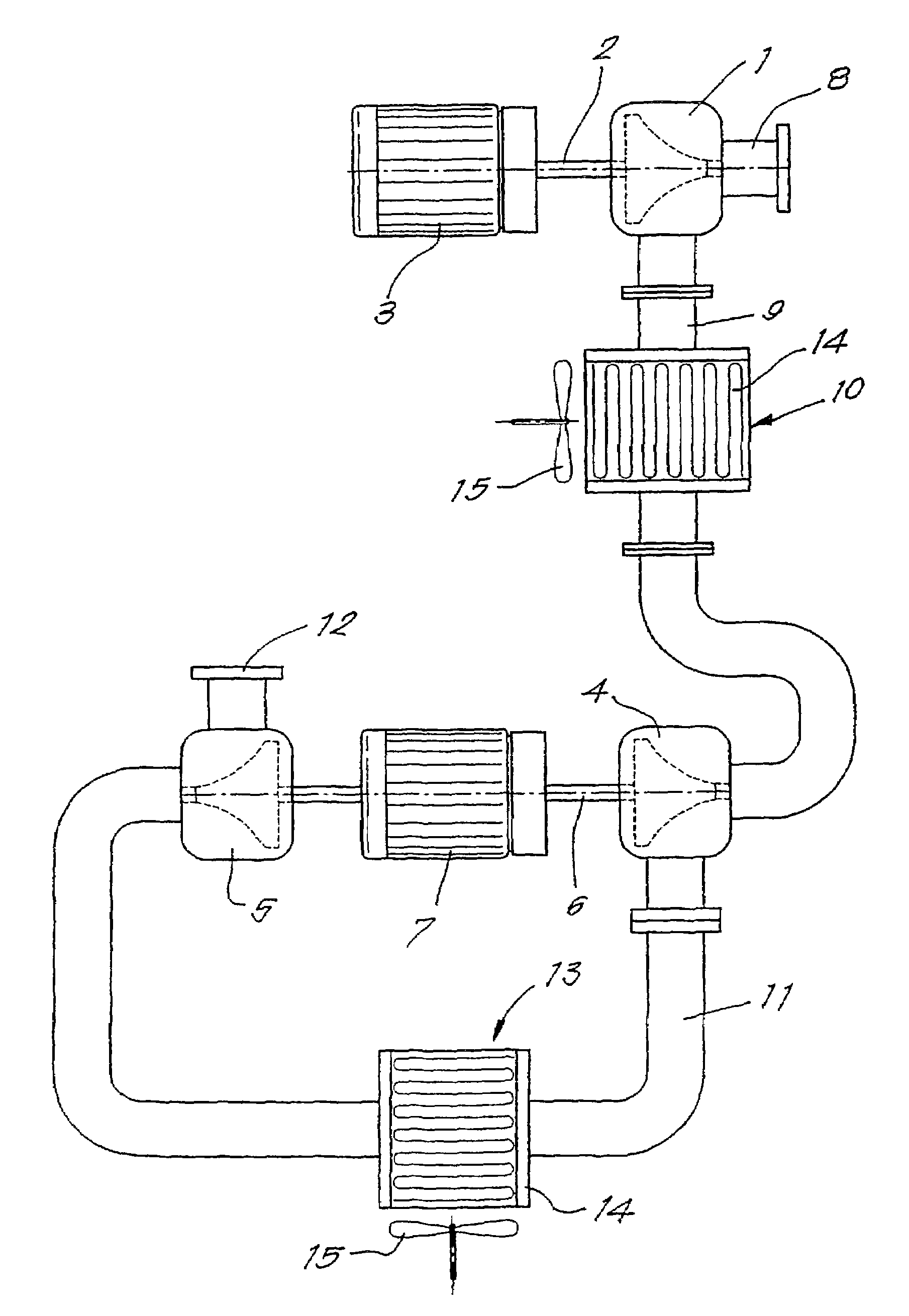 High-pressure multi-stage centrifugal compressor