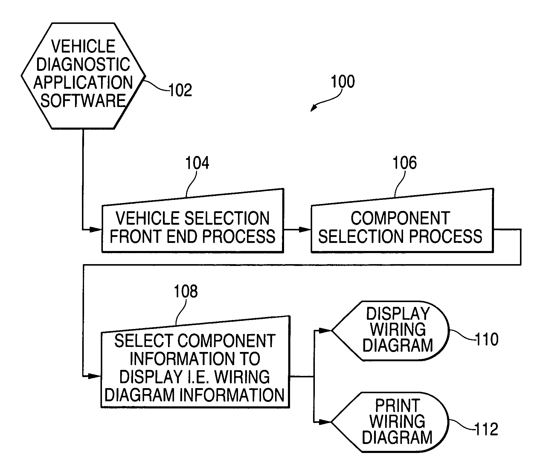 Wiring diagram with wire colors