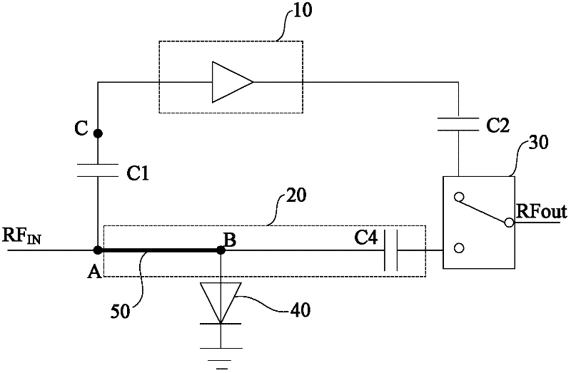 Bypass circuit of low noise amplifier