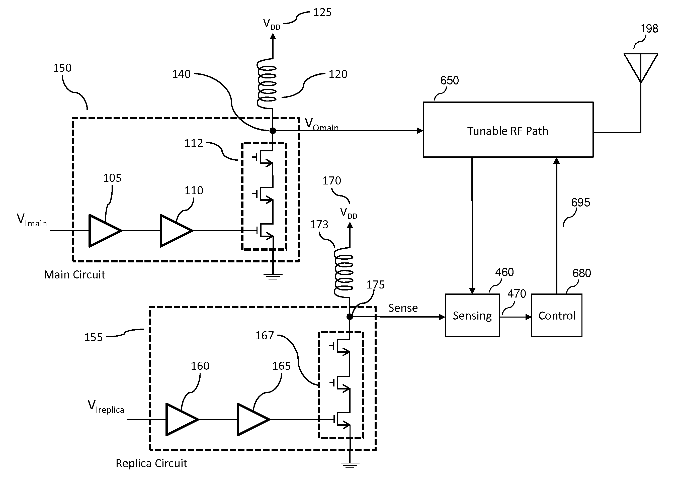 Mismatch detection using replica circuit