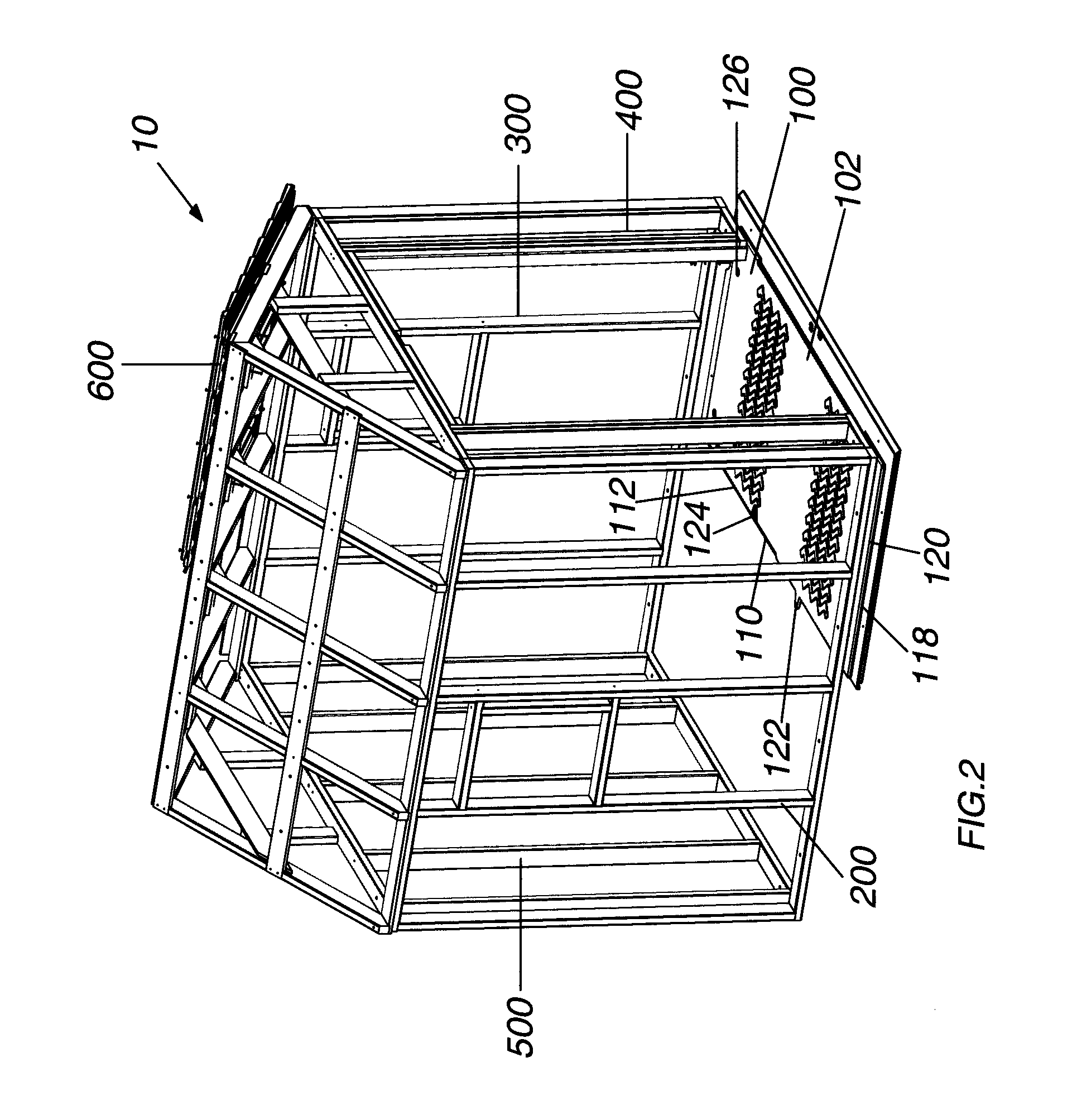 Combination wood and plastic enclosure