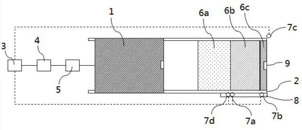 In-position stop device and in-position stop method for mold change system