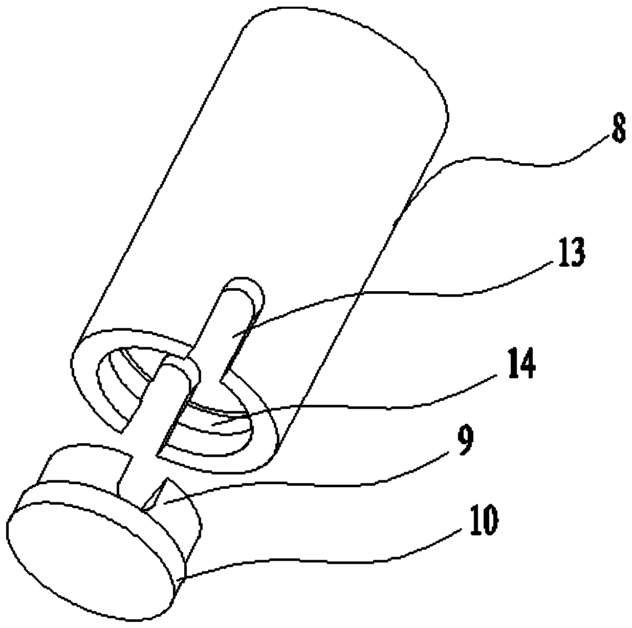 Immersed tube typeinspection well and construction method thereof