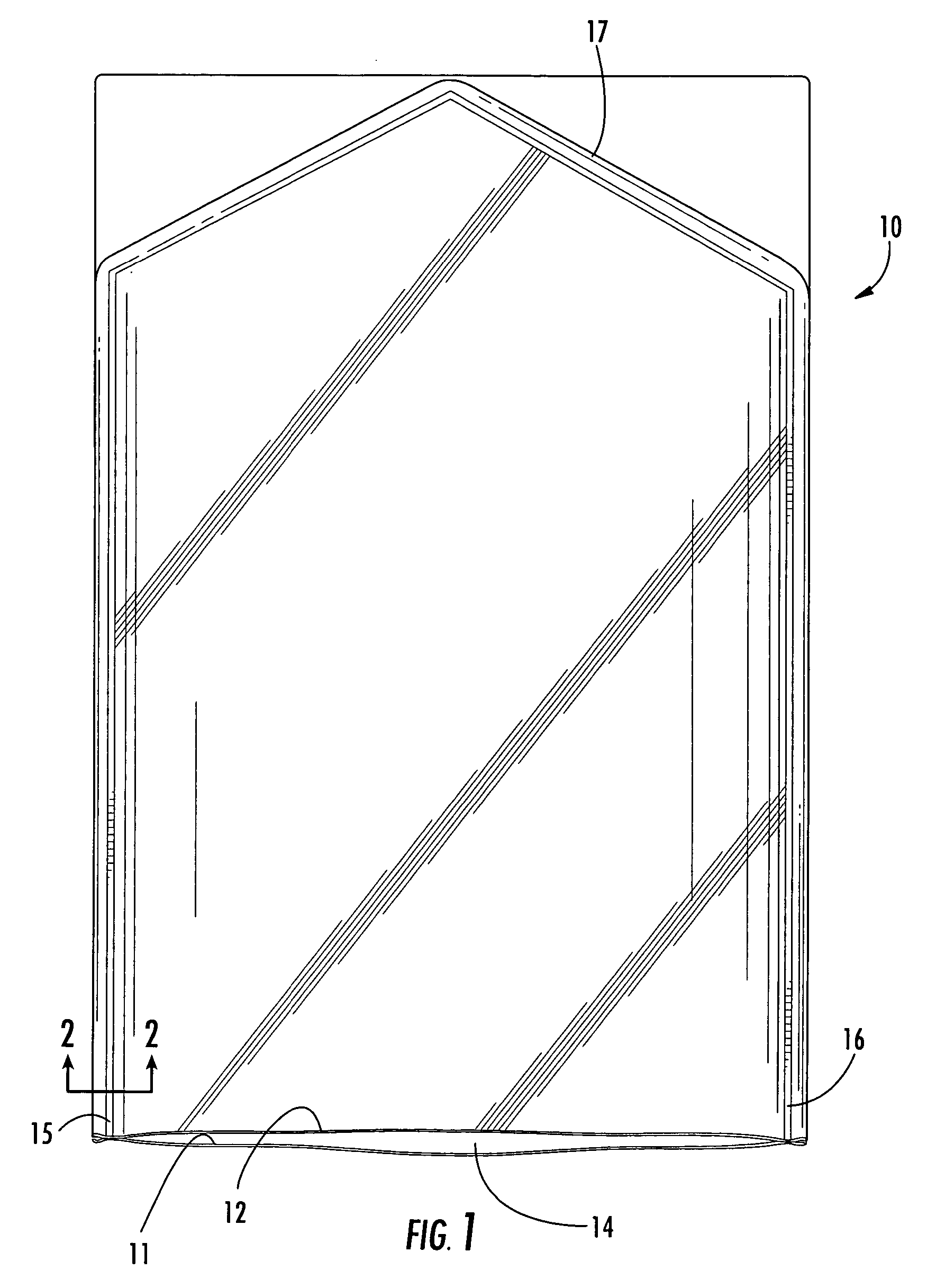 Transparent autoclavable bag