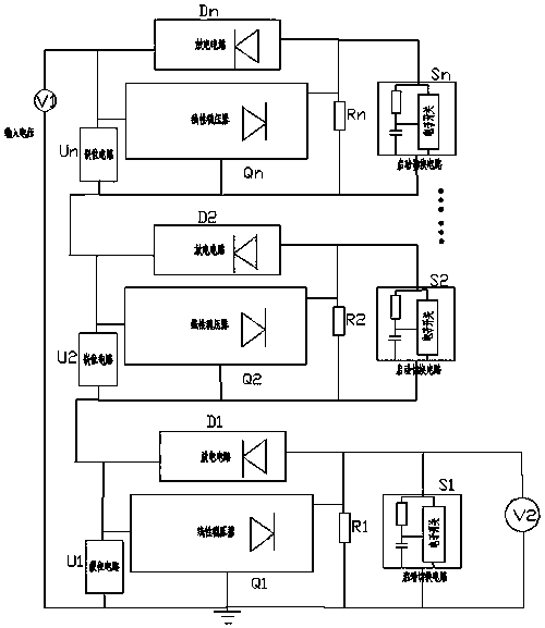 Wide-range linear voltage stabilizing circuit