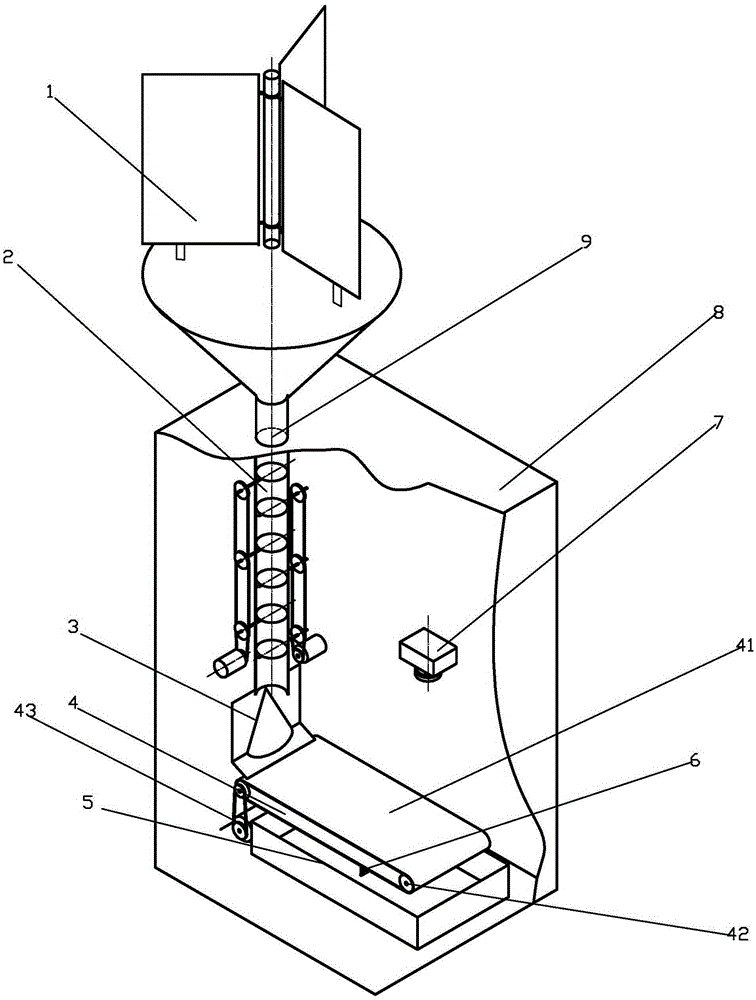 Capture and disposal device for field insects