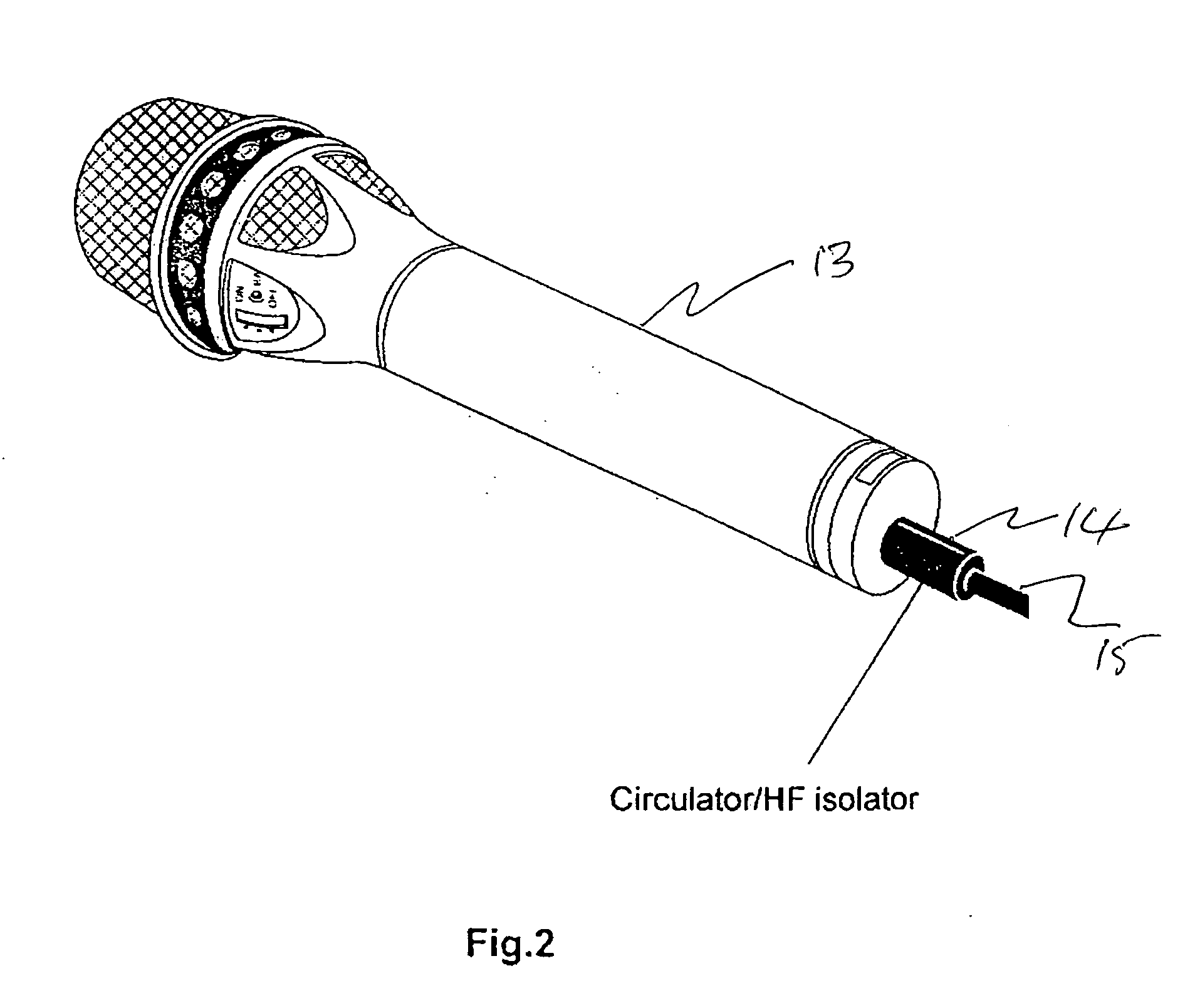 Microphone comprising an hf transmitter