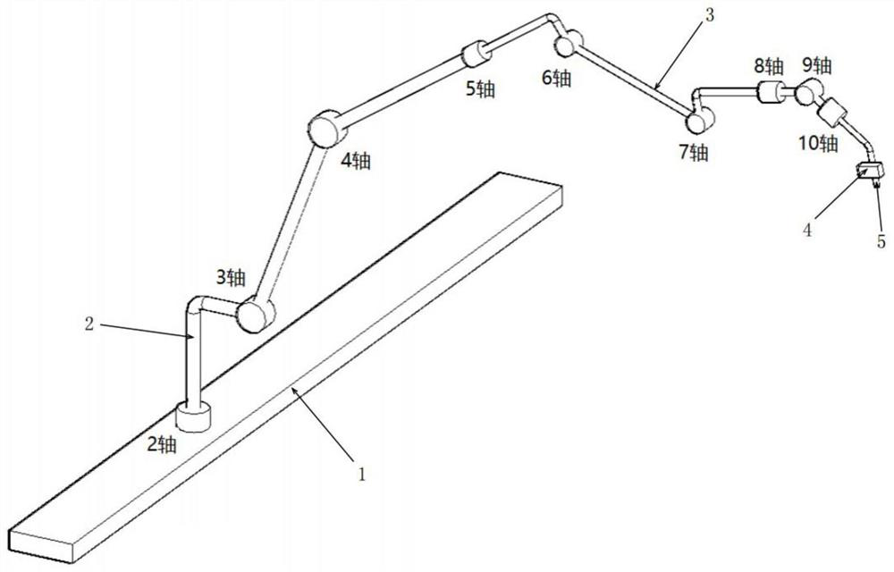 A robot intelligent welding method with redundant degrees of freedom with vision