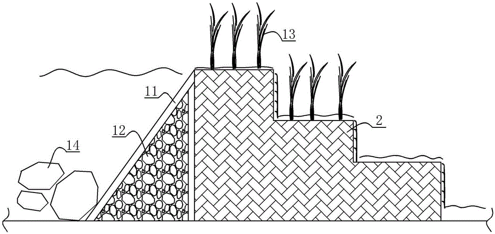 Ecological comprehensive treatment system of northern mountain river channel and construction method thereof