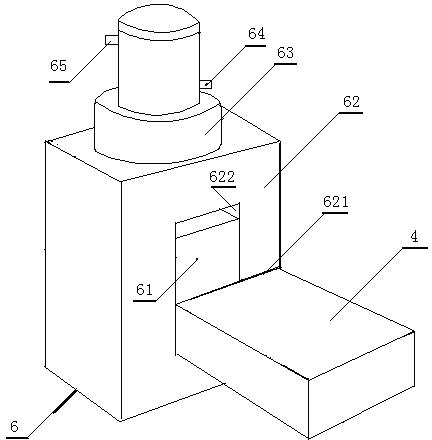 Hydraulic locking device for scraping tumbling mill