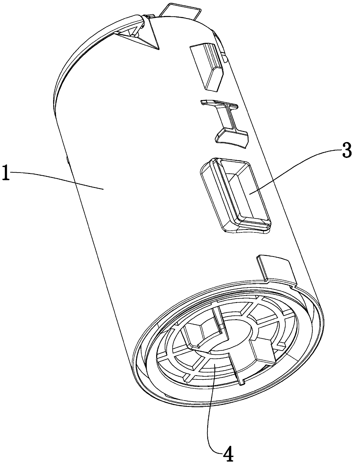 Dust cup assembly applied in dust collector