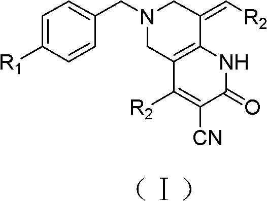 Tetrahydropyridopyridone derivative as well as preparation method and application thereof