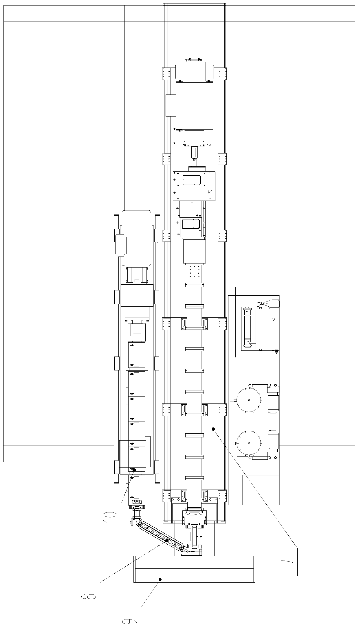 Mixed extrusion system and mixed extrusion method for production of A2 or B1-grade fireproof plate