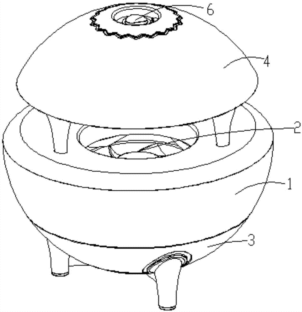 Air-flow type mosquito killer