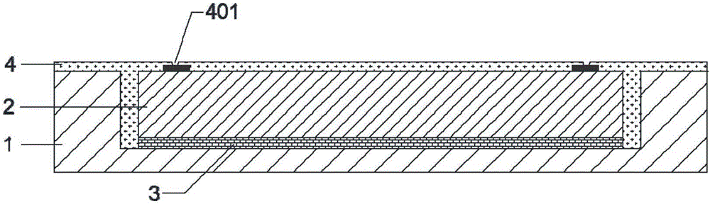 Chip packaging structure for slowing down electromagnetic interference and packaging method