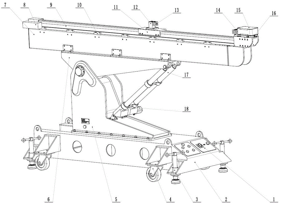 Fully-automatic large-size measurement equipment field calibration device