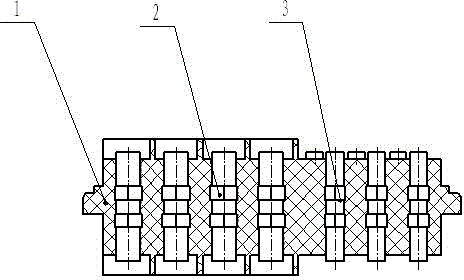 Wire holder apparatus for high-low voltage circuits of X-ray machine combined bulb tube