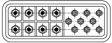 Wire holder apparatus for high-low voltage circuits of X-ray machine combined bulb tube