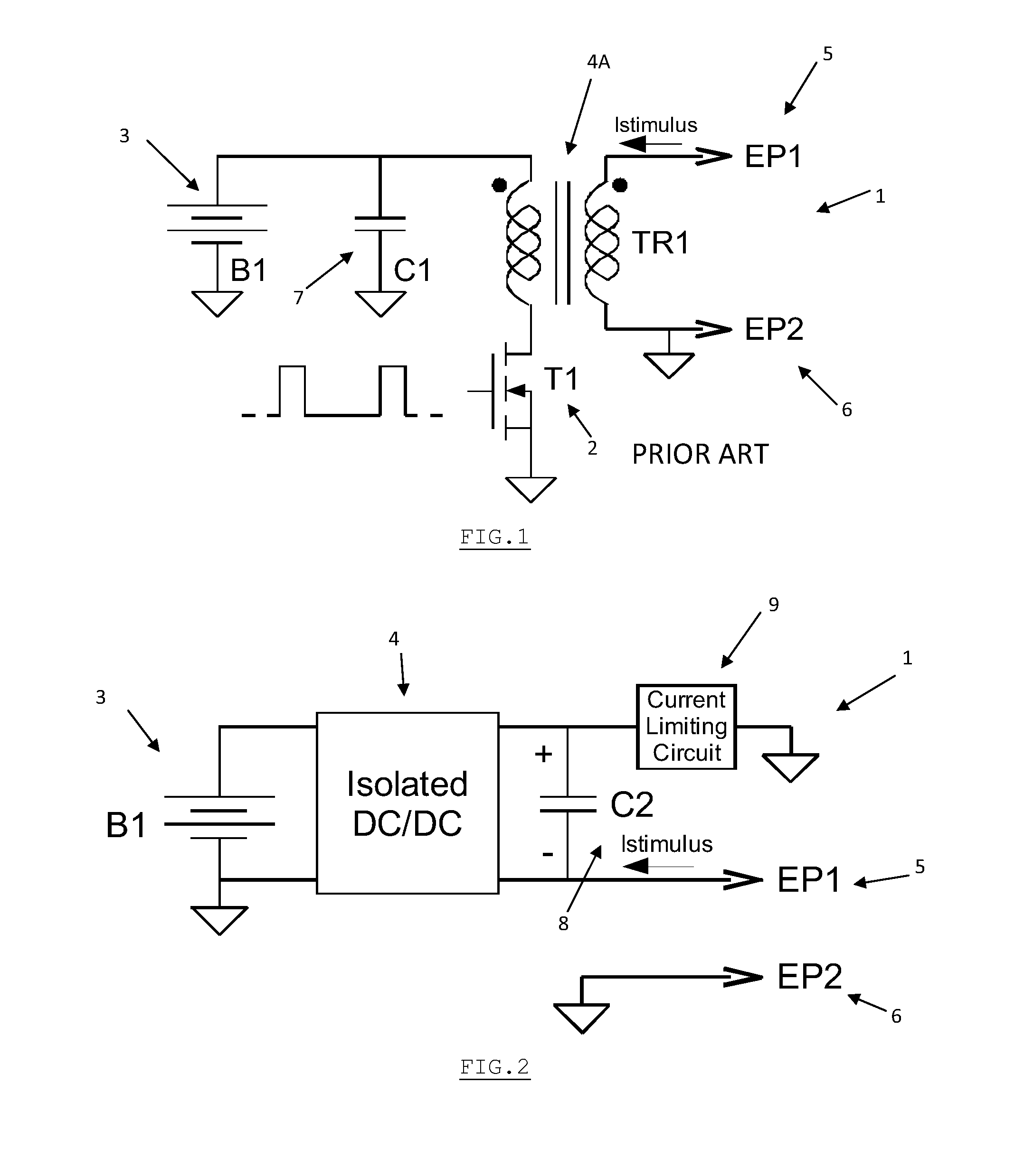 High voltage circuit for electrical stimulation