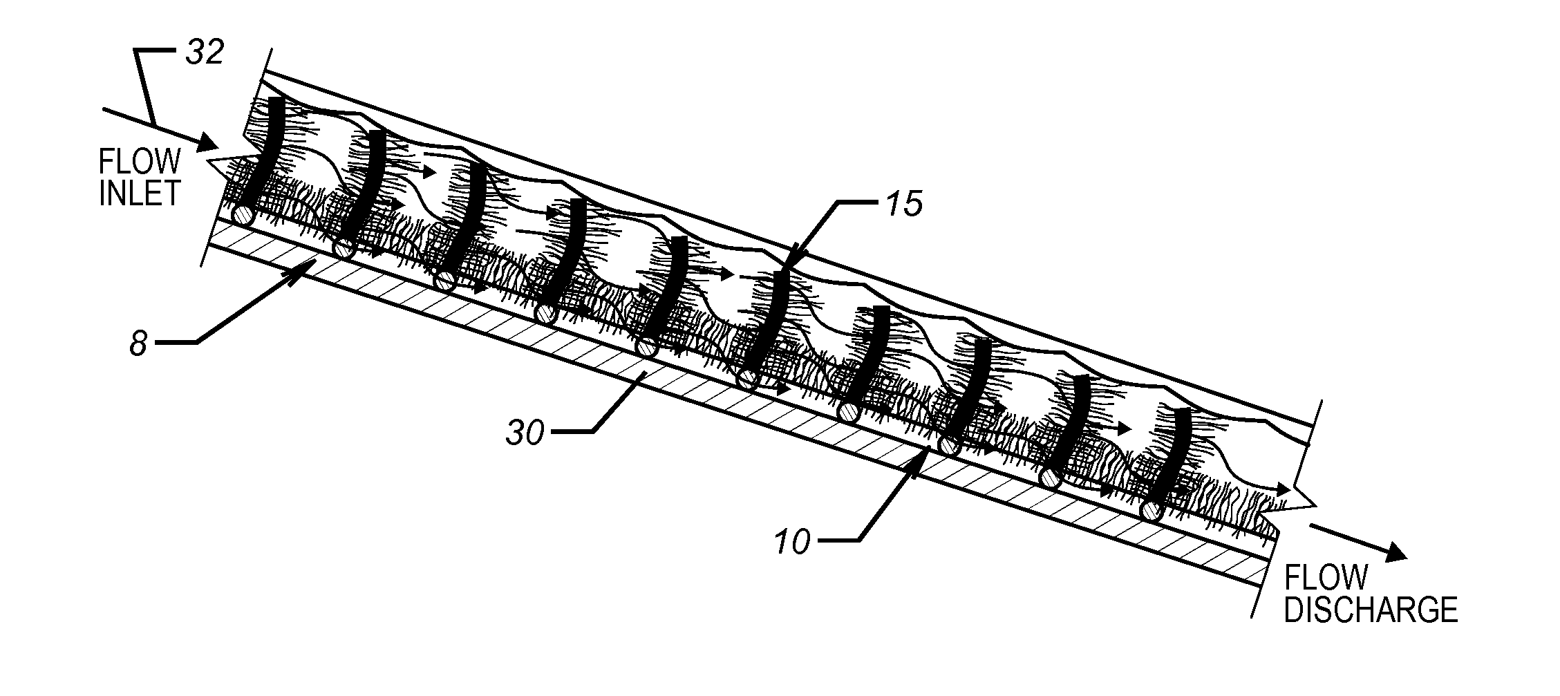 Basal screen for enhancing algal biomass growth